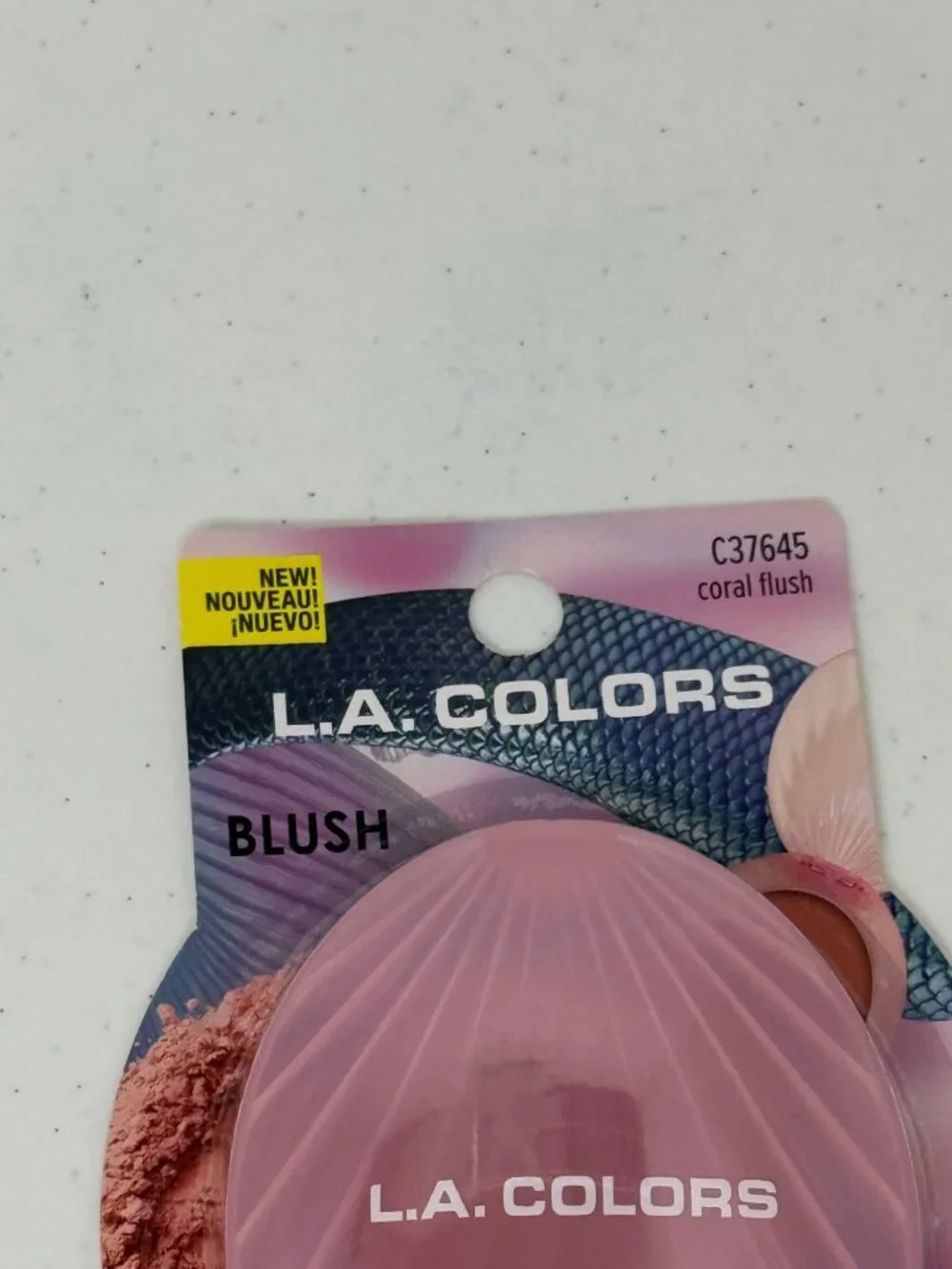L.A. Colors Mermaid Blush Coral Flush New